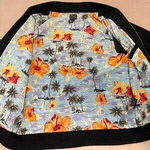 Obey Light Jacket | Medium | Floral Lined Urban Streetwear